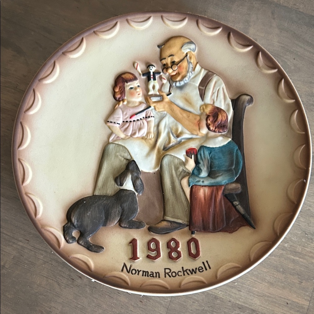 Norman Rockwell 1980 Collector Plate